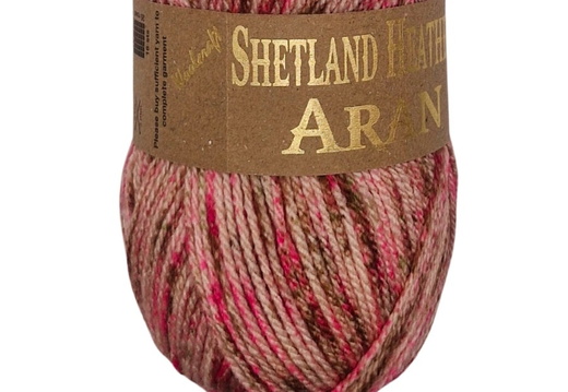 Shetland Heather Aran 29 Brandy Rose