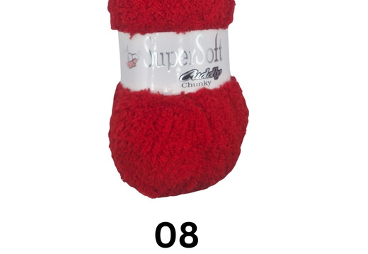 SuperSoft Chunky Signal Red 08