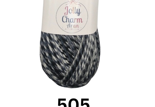 Jolly Charm Aran Granite Sky 505